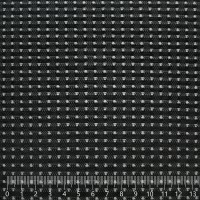 Жаккард оригинальный «SPR» на поролоне (чёрный, ширина 1,45 м., толщина 3 мм.) огневое триплирование