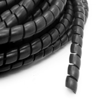 Защитная спираль для проводов 20/27 мм (чёрная)