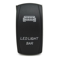 Переключатель клавишный «LED LIGHT BAR» (синяя подсветка)